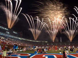 Fireworks at Centennial Celebration