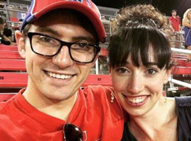  Marielle Perrault McGregor ’10 and her husband, Alex McGregor ’10.