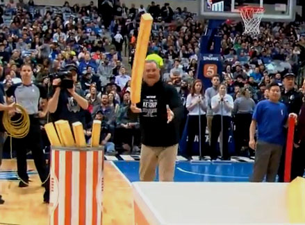 SMU Night at the Mavericks game