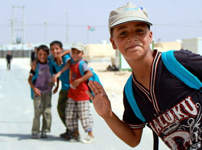 From the Zaatari Refugee Camp in Jordan