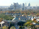 Dallas skyline with SMU in the foreground