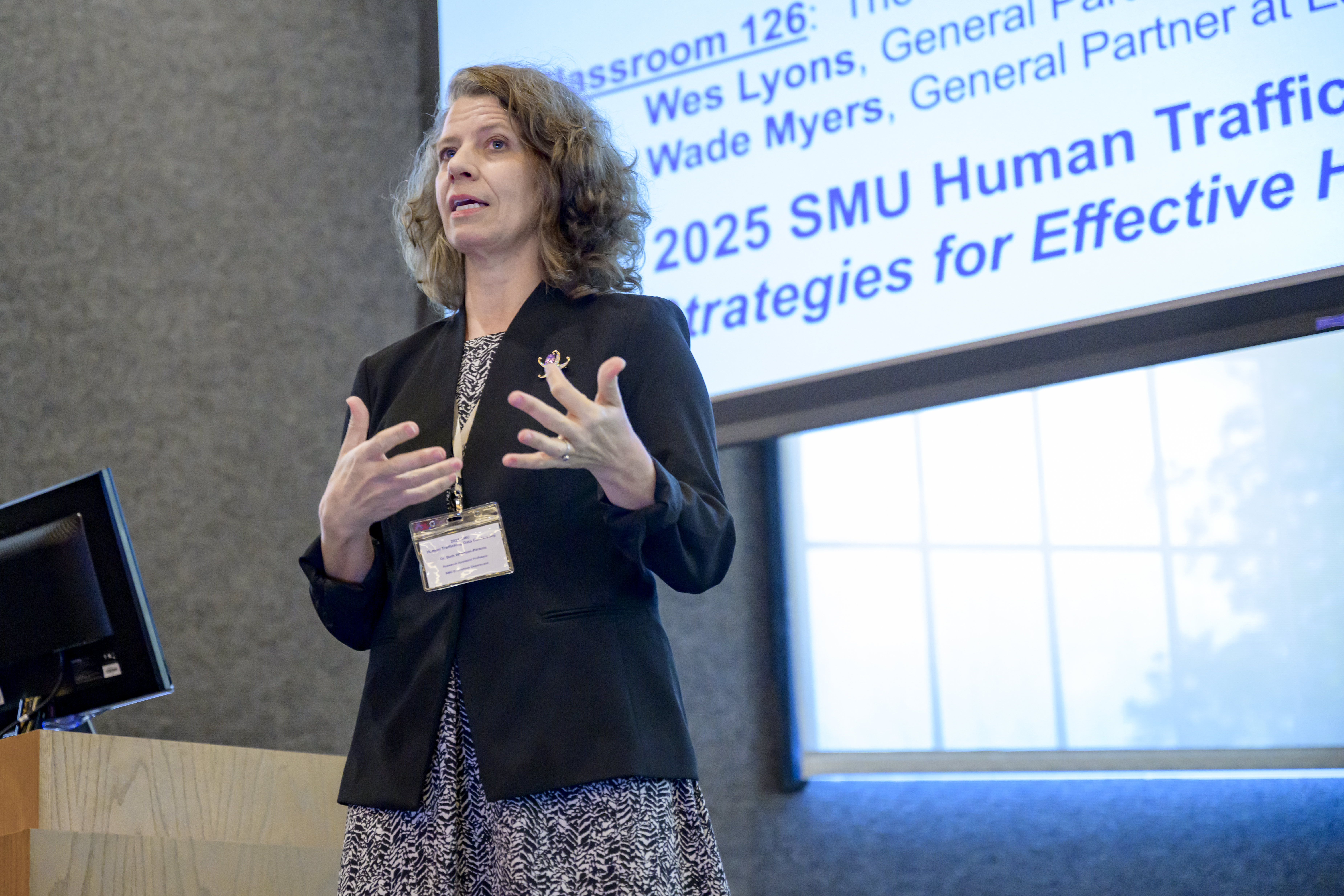 SMU Human Trafficking Data Conference focused on strategies for effective trafficking data.