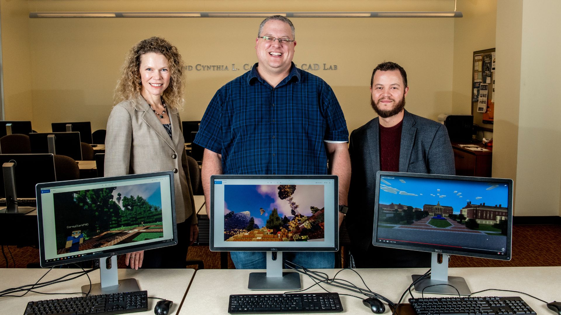 SMU faculty Leanne Ketterlin Geller, Corey Clark, Eric Larson