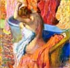 Bather Drying Herself or After the Bath by Edgar Degas