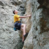 rock climbing with SMU Student Outdoor Adventures