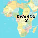 Map of Rwanda