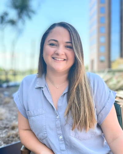 A portrait of Maddie King, student advisor for SMU Lyle School of Engineering