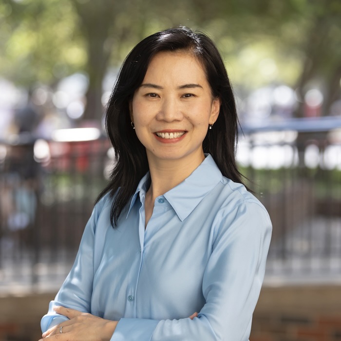 Headshot of Ping Gui, Ph.D. of SMU Lyle.