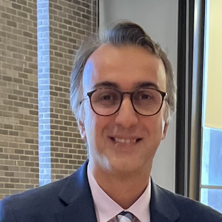 Headshot of Amin Salehi-Khojin, Ph.D. of SMU Lyle.