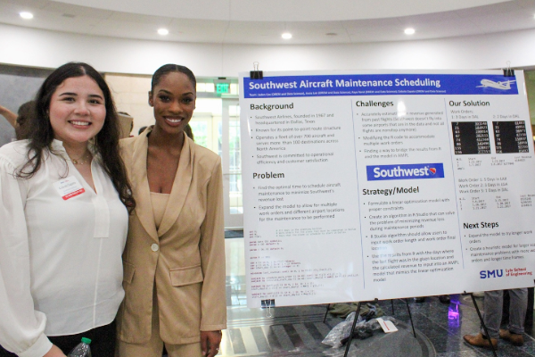 Senior Design Presentation at SMU Lyle in 2025