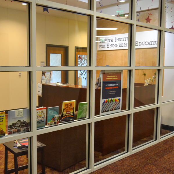 Caruth staff room window