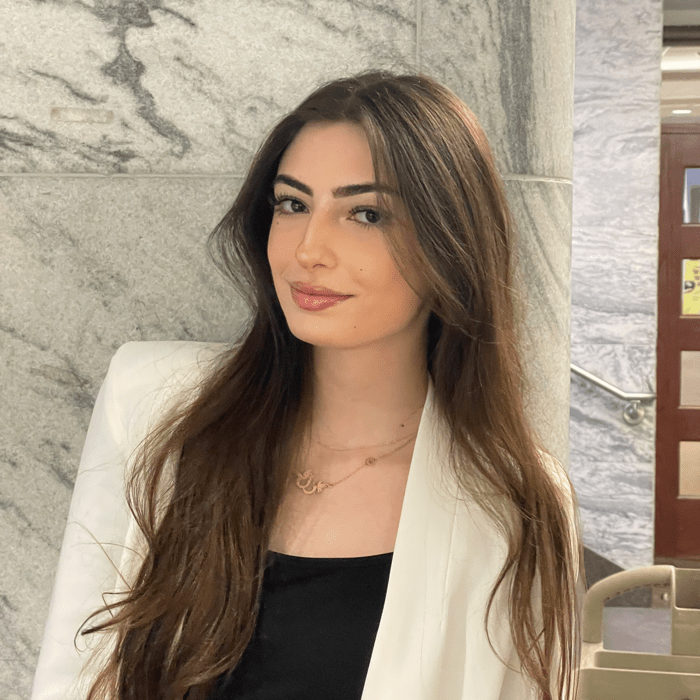 Headshot of Razkia Rouabah of SMU Lyle.