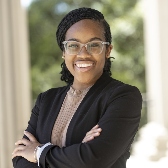 Headshot of Zoe Mukendi of SMU Lyle.