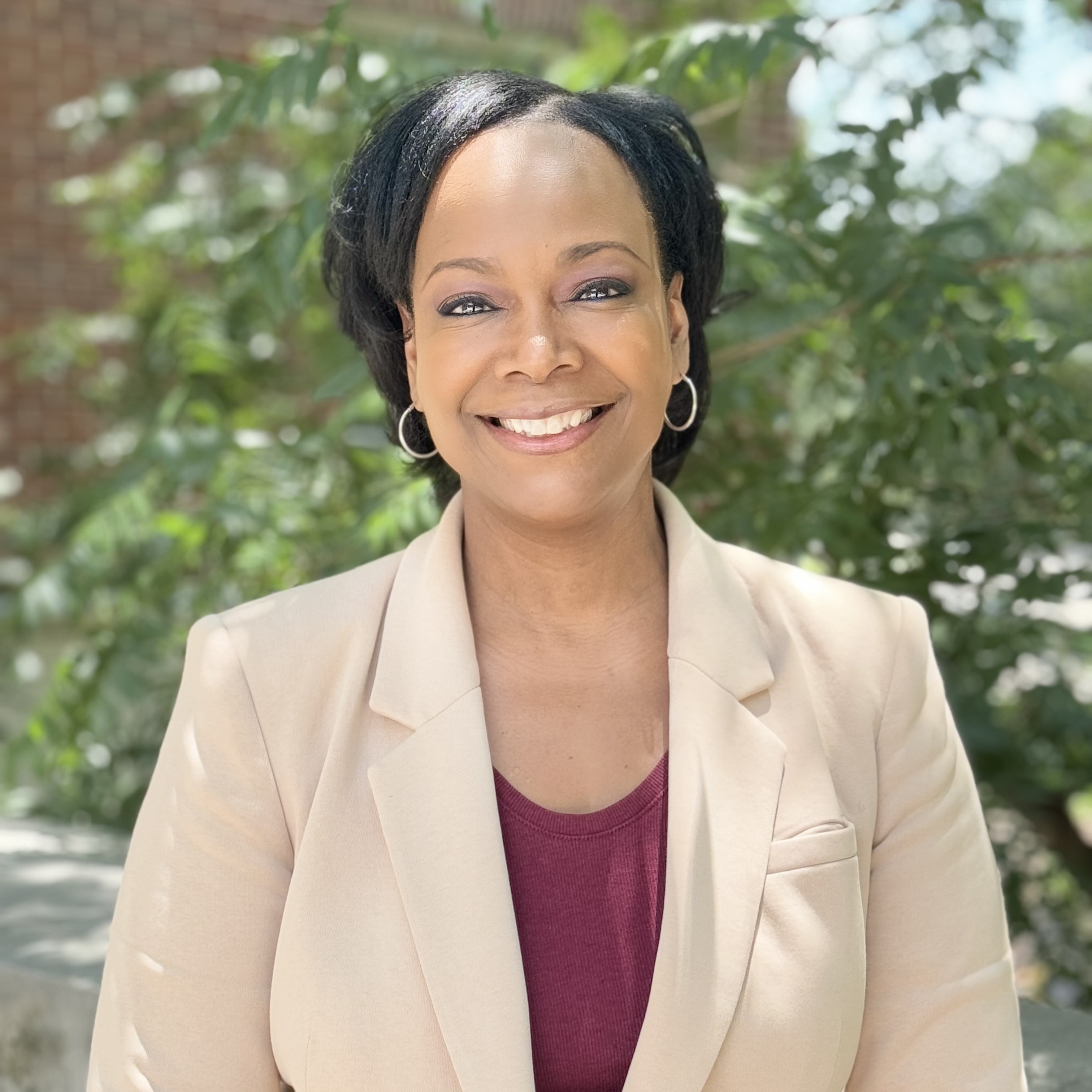 A portrait photo of Sonjia Stanford smiling
