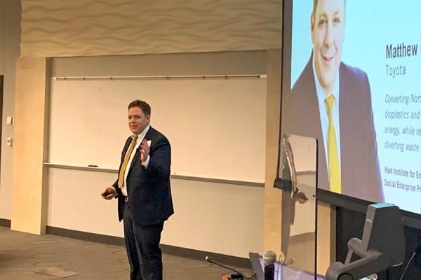 Headshot of  Matthew Sheldon in the presentation
