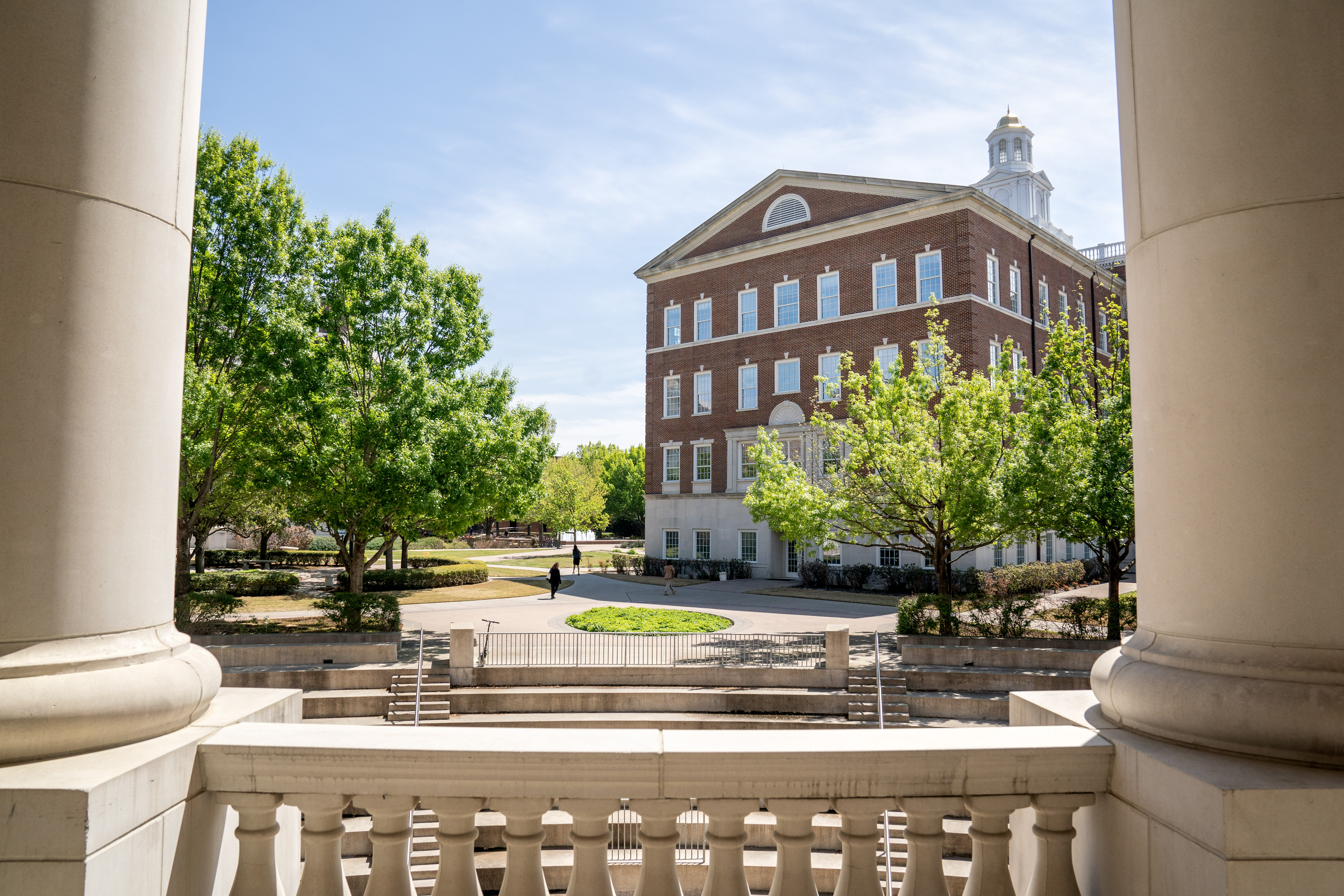 Blanton SMU Lyle building from Caruth Hall