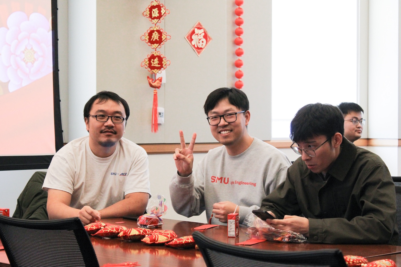 Image of Two Students at the 2025 Chinese New Year Celebration
