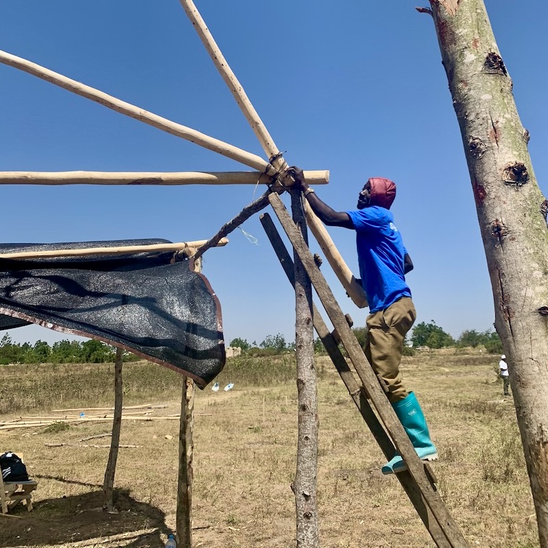 Building sustainable structure in Tanzania