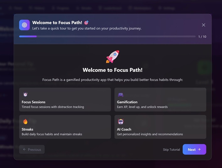 Focus Path Interface Example Image Travis SMU
