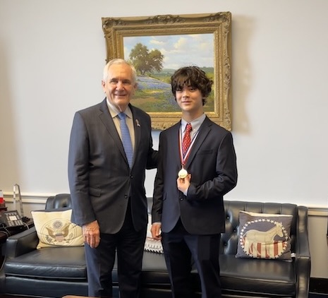 Morgan Jones with congress person