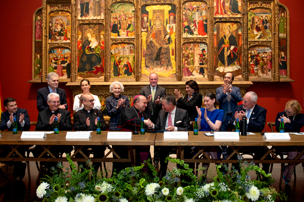 SMU celebrates new agreement with the Fundación Catedral de Santiago