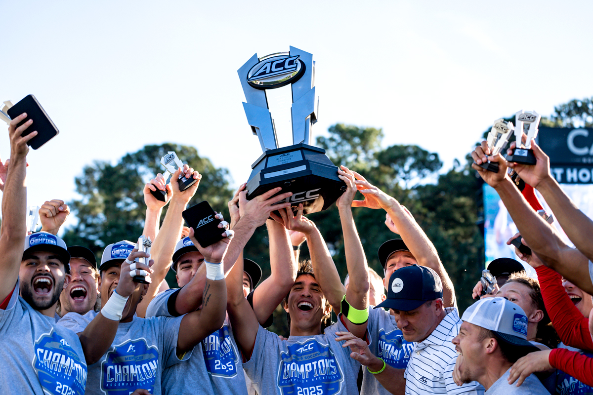 Men’s soccer won the University’s first ACC championship