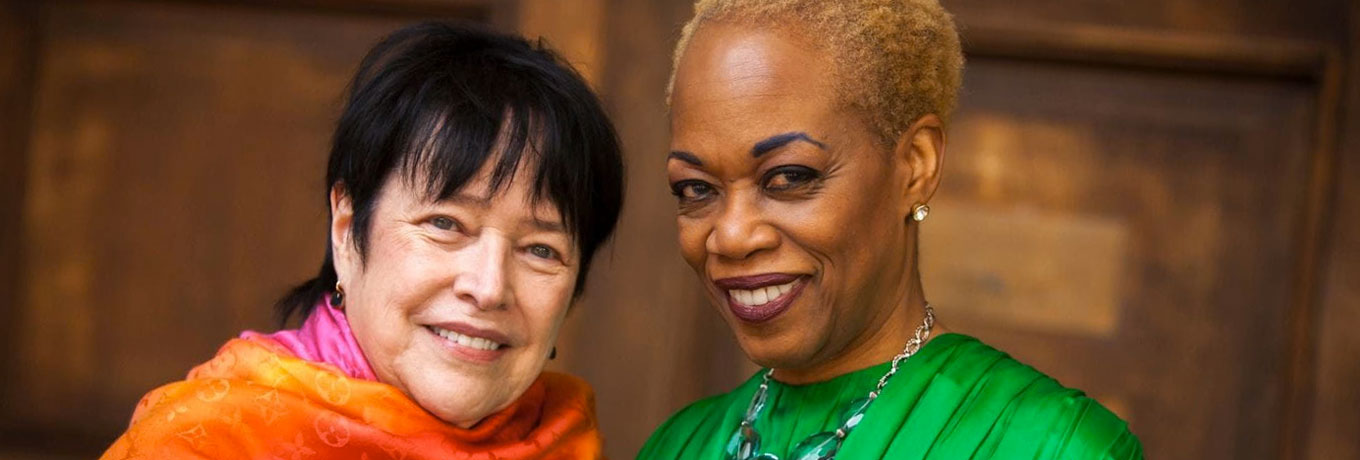 REGINA TAYLOR ’81 and KATHY BATES