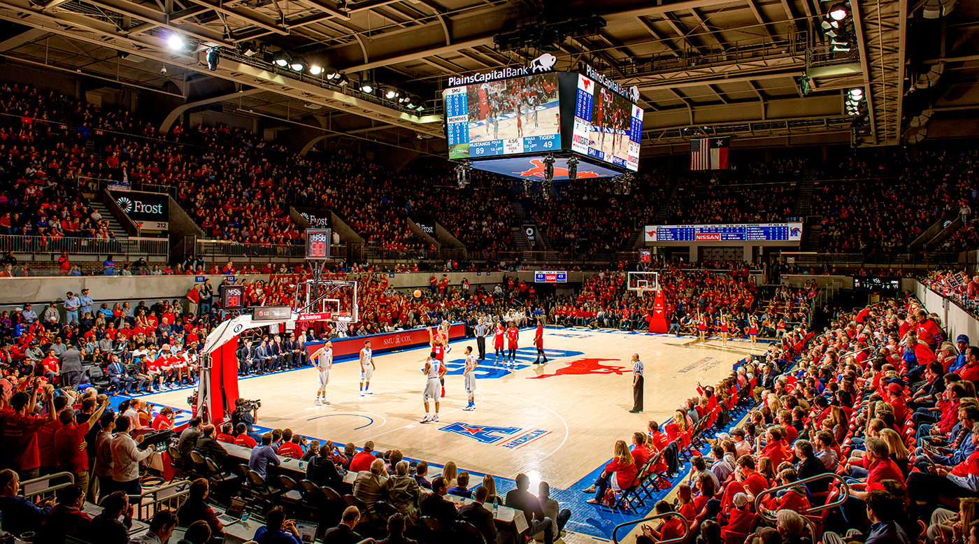 SMU Men's basketball at Moody Coliseum
