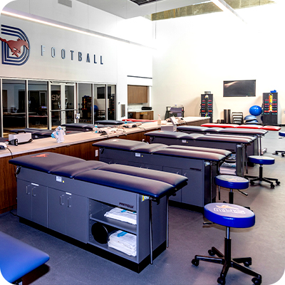Football rehab room
