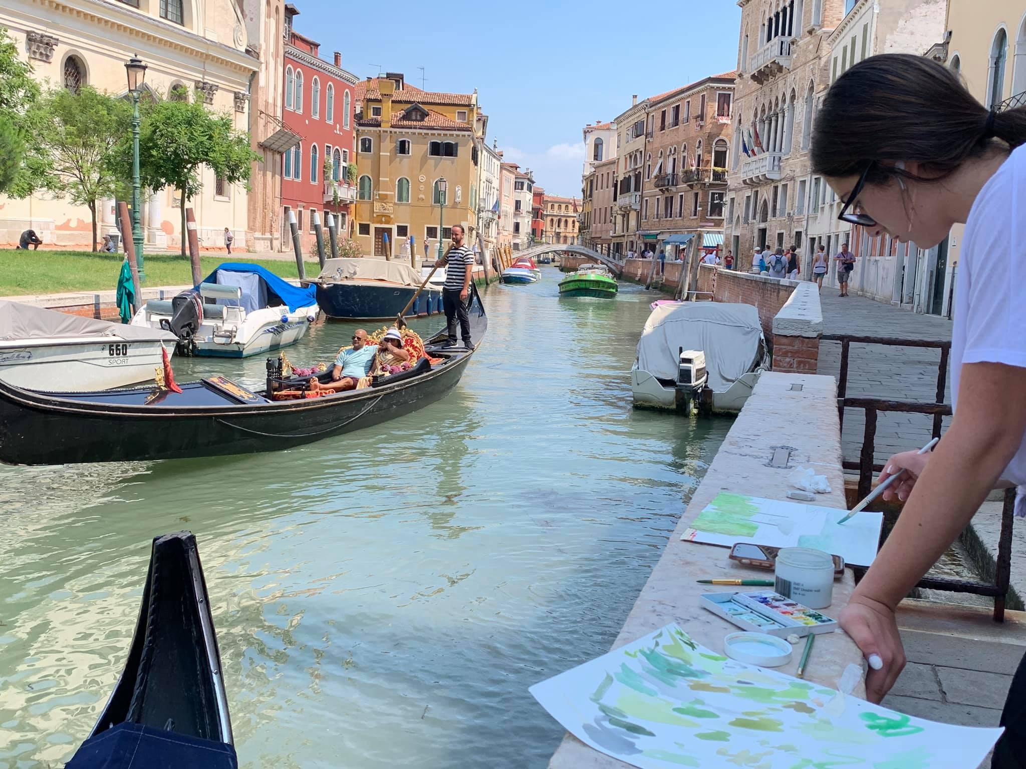 student in Venice