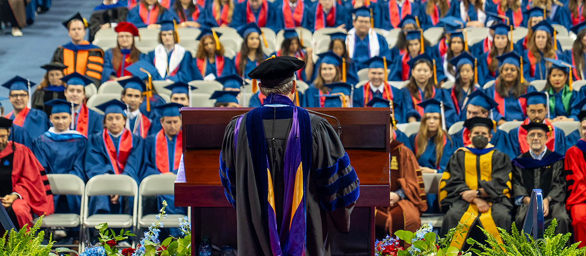 Academic ceremony featured speaker