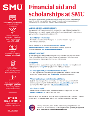 Financial Aid One Sheet FY26