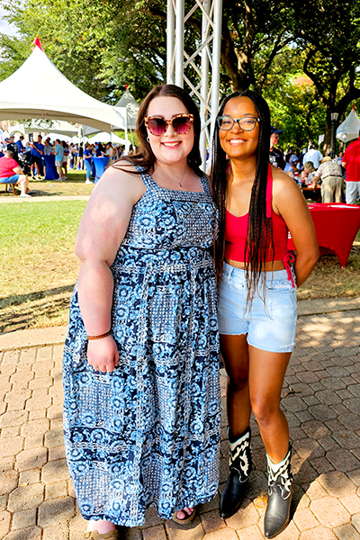 Savannah Hunsucker with Melanie on the Boulevard