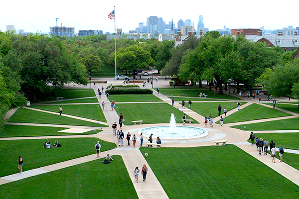 SMU campus lawn