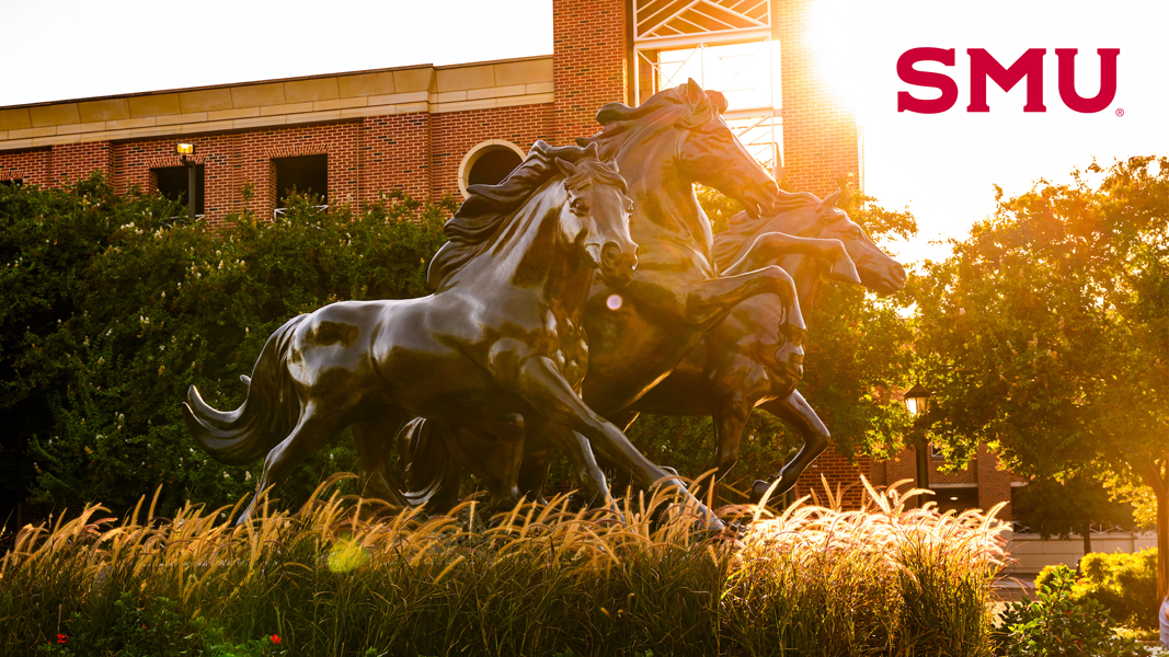 SMU Mustangs statue