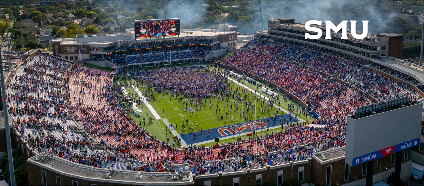 SMU vs Miami Win Storming the field facebook
