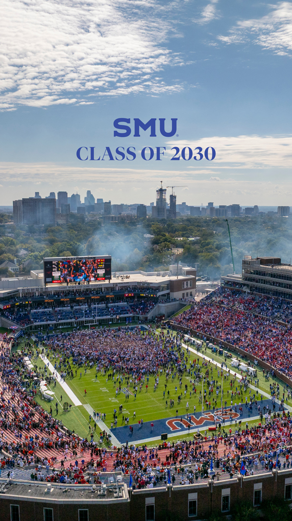 SMU vs Miami Win storming the field mobile