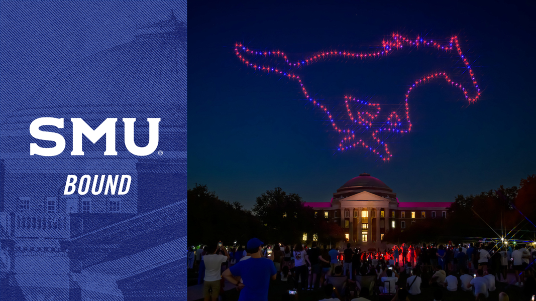 SMU drone show zoom