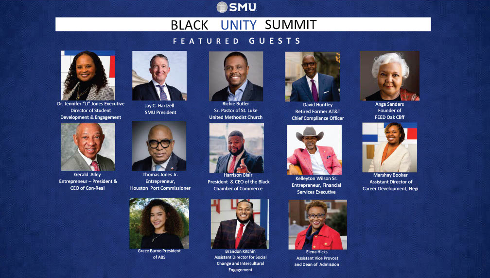 SMU Black Unity Summit featured guests