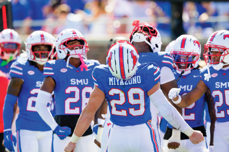 SMU Holiday Bowl Welcome Party and Podcast event graphic