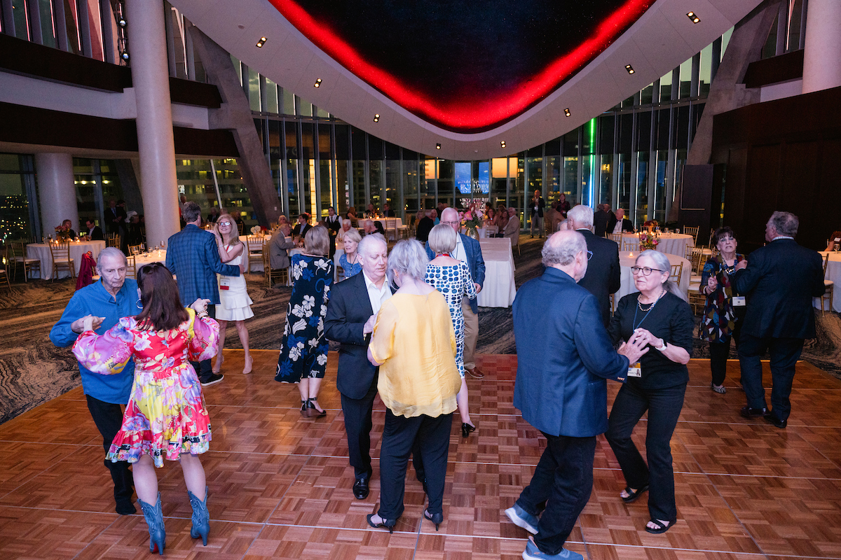Class of 1975 dancing the night away at the reunion