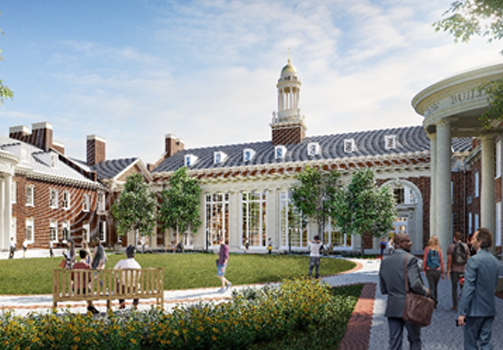 Cox School of business rendering