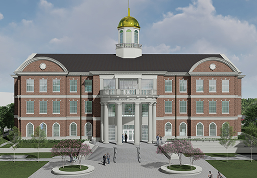 Another view of Frances Anne Moody Hall