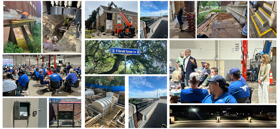 Support services -group of workers