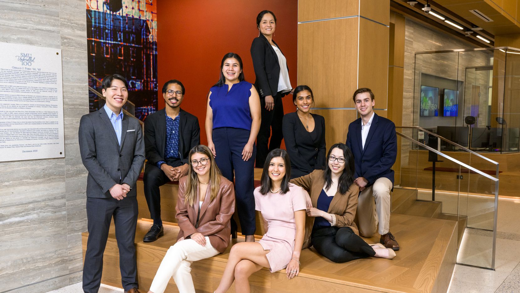 Students in the first cohort of the AT&T Data Science Scholars program