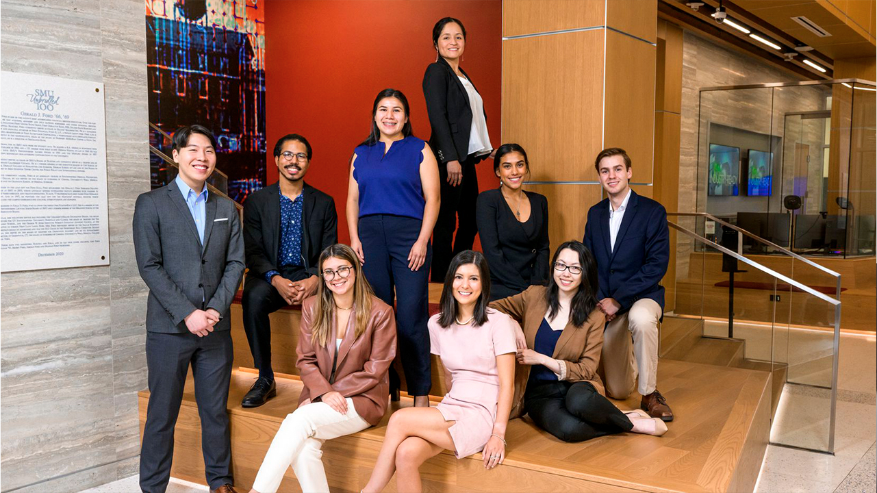 Students in the first cohort of the AT&T Data Science Scholars program