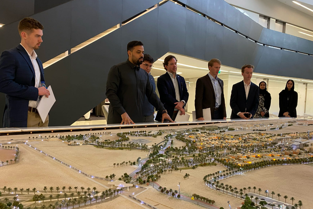 students on maguire trek