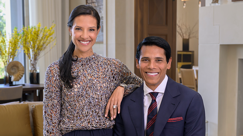 Photo of Spears Institute of Entrepreneurship Leadership Co-Directors Megha Tolia and Nirav Tolia