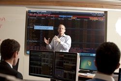 Don Shelly in the Kitt Investing & Trading Center