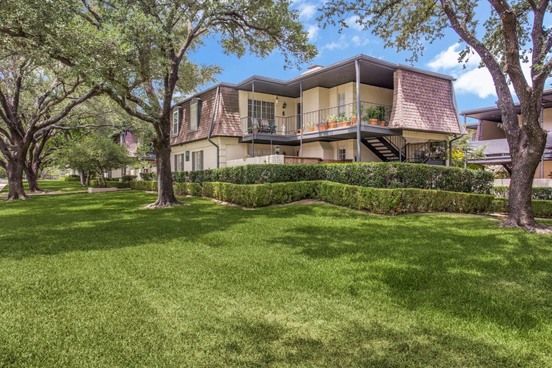 side angle - monticello apartments